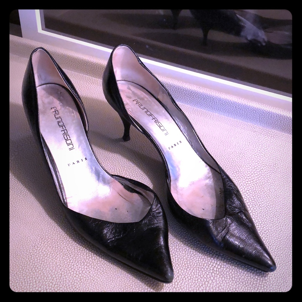Bruno Frisoni Paris leather heel